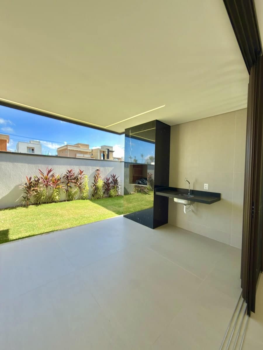 Espaço gourmet com bancada